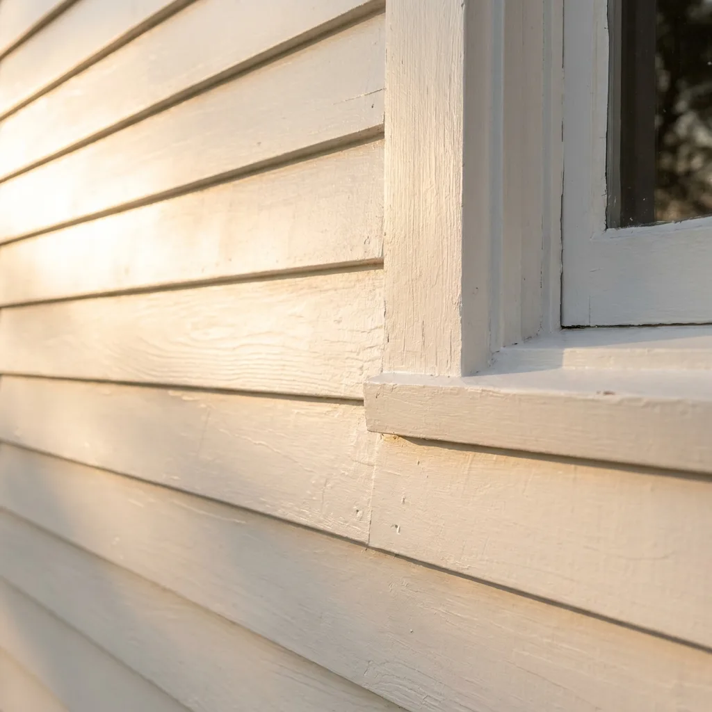 Close-up of a corner and trim detail on an LP SmartSide installation